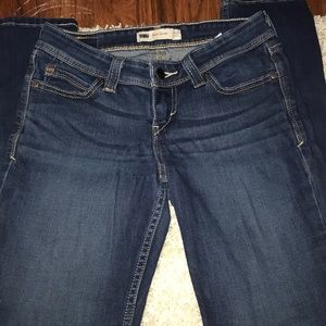 Dark Low Rise Skinny Jeans